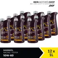 Produktbild: Mannol 7902 Racing + Ester 10W-60 VW Peugeot MB Fiat 12x1 Liter = 12 Liter
