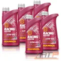 Produktbild: MANNOL 5x 1 L LITER RACING+ESTER 10W-60 OTOR-ÖL MOTOREN-ÖL