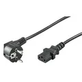 Produktbild: goobay Schutzkontakt/Geräte C13 Netzkabel 5,0 m schwarz, 1 St.