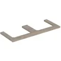 Produktbild: Geberit One Waschtisch-Platte 505345006 120 x 3 x 47 cm, Nussbaum hickory/Melamin Holzstruktur, Ausschnitt zweifach