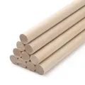 Produktbild: Holzstäbe zum Basteln Holzstäbchen zum Basteln Ø 125mm Länge 30 cm 10 Stück R...