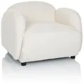 Produktbild: Loungesessel / Relaxsessel VERDUNA Stoff Bouclé weiß hjh LIVING