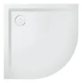 Produktbild: Hoesch Muna Viertelkreisduschwanne 900 x 900 mm (550 mm Radius) - Steingrau