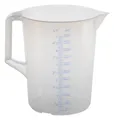 Produktbild: hünersdorff Messbecher, Polypropylen, Messkanne geschlossener Griff 5000 ml