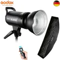 Produktbild: Godox SL-60W 5600K LED Lampe Studioleuchte mit Fernbedienung + 35*160cm Softbox