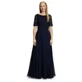 Produktbild: Vera Mont Abendkleid Damen mit Spitze Spitze blau XL (44)