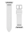 Produktbild: GUESS Damen-Smartwatch-Armband, kompatibel mit Apple Watch (38-40 mm), Weiß/Bling, 22 mm, Modern
