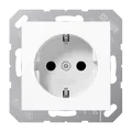 Produktbild: Jung A1520WW Schutzkontakt-Steckdose, 16 A 250 V ~, Duroplast, Serie AS/A, alpinweiß