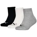 Produktbild: PUMA Freizeitsocken Puma Kinder Socken Kids Plain Quarter 3P 701233224 grau 31-34
