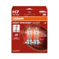 Produktbild: Osram NIGHT BREAKER SILVER H7, +100% mehr Helligkeit, Halogen-Scheinwerferlampe, 64210NBS-2HB, 12V Pkw, Hängebox (2 Lampen)