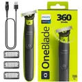 Produktbild: Philips OneBlade 360 Face + Body QP2724/23 Herrenrasierer - Grau/Limette