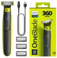 Produktbild: NEU Philips OneBlade 360 QP2724/23 Schwarz Barttrimmer Nass Trocken Rasierer