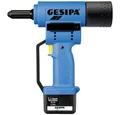 Produktbild: GESIPA Akku-Ratschenschrauber Gesipa AccuBird 1434898 Akku-Blindnietpistole 14.4 V 2 Ah Li-Ion inkl