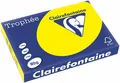 Produktbild: Clairefontaine Trophee Color Kanariengelb 80g/m² A4 - 500 Blatt farbiges Papier