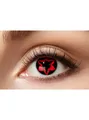 Produktbild: Metamorph Motivlinsen Mangekyu Sharingan - Halloween Anime Manga Cosplay, Schwarz-rote Kontaktlinsen für Cosplay