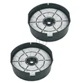 Produktbild: Kohlefilter Set Type58 Whirlpool 484000008782  AKB000/1 Wpro 142mmØ für Dunstabz
