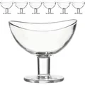 Produktbild: Leonardo Dessertschalen Loop 043369, mit Fuß, Glas, transparent, 13,5cm, Set, 6 Stück
