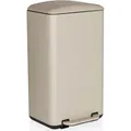 Produktbild: hjh OFFICE Mülleimer 30 Liter CLEAN BEVA Abfalleimer Mülltrenner rechteckig für Küche, Büro mit Step-On 62.0 x 31.0 x 36.0 cm - Beige