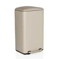 Produktbild: hjh OFFICE Mülleimer Küche, 30 Liter CLEAN BEVA Softclose Abfalleimer aus Metall, Tretmülleimer mit Inneneimer, Beige