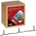 Produktbild: Idena 200er LED-Lichterkette warmweiß für innen & außen mit 8 Stunden Timer