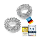Produktbild: GOODS+GADGETS Akupressurring Massagering Yin Yang Finger Massage Ring Set - Akupressur Ringe für Handgelenk | Wellnessmassage zur Entspannung, Fingermassage oder Zehenmassage (2er Set)