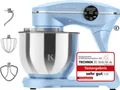 Produktbild: KLAMER Küchenmaschine 1800W, Knetmaschine mit 6 Liter Edelstahl Schüssel, 10 Geschwindigkeitsstufen mit Timer, Rührbesen, Knethaken, Schneebesen und Spritzschutz