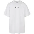 Produktbild: Karl Kani Kurzarmshirt Karl Kani Herren KKMQ12002 SMALL SIGNATURE TEE WHT (1-tlg) weiß S (50)