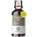 Produktbild: NATURE LOVE® Vitamin K2 MK7-200µg - 1700 Tropfen (50ml) - Höchster all-trans-Gehalt 99,7+% - Hochwertig: K2VITAL® von Kappa - gelöst in MCT Kokos-Öl - Hochdosiert, vegan & in Deutschland produziert