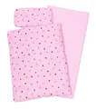 Produktbild: Puppenbettzeug Herz/Krone Kopfkissen= 22 x 10 cm, Oberbett= 41 x 31cm, 51861