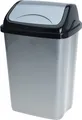 Produktbild: Abfallbehälter mit Schwingdeckel 10L Papierkorb Eimer Mülleimer