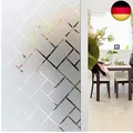 Produktbild: Zindoo Geometrie Fensterfolie Sichtschutz Sichtschutzfolie Ohne Kleber