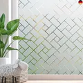 Produktbild: Zindoo Geometrie Fensterfolie Sichtschutz Sichtschutzfolie Ohne Kleber