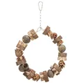 Produktbild: Trixie Ringschaukel aus Holz und Tannenzapfen - 18 cm