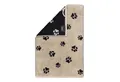 Produktbild: Cawö Handtuch Cawö Handtuch Duschtuch Gästetuch We love Dogs 6247-93 Pfoten Schwarz, Walkfrottier, 100% Baumwolle