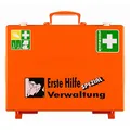 Produktbild: SÖHNGEN Erste-Hilfe-Koffer Verwaltung, Wandhalterung, orange, ASR A4.3/DIN 13157, Art.-Nr. 360110 | Verbandskasten | Notfallkoffer | Erste Hilfe Kasten