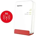 Produktbild: AVM FRITZ!Box 6860 5G WLAN-Router, mit integriertem Mobilfunkmodem für Innen- & Außeneinsatz rot|weiß