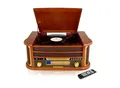 Produktbild: Denver MCR-50 Musiksystem für Vinyls, CDs und Kassetten, retro, braun