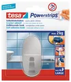 Produktbild: tesa Powerstrips Haken LARGE Metall oval 1 Haken und 4 Strips Large
