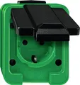 Produktbild: Merten 279077 Schutzkontakt-Steckdose mit Schraublemmen, AGRAR, grün