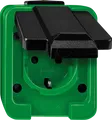 Produktbild: MERTEN 279077 - Steckdose mit Schraublemmen grün, Agrar