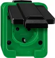 Produktbild: Merten SCHUKO-Steckdose mit Schraublemmen, Agrar, 16A, AC 250V, IP44, grün (2790