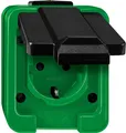 Produktbild: Merten 279077 SCHUKO-Steckdose mit Schraublemmen, Agrar, 16A, AC 250V, IP44, grü