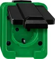 Produktbild: Merten SCHUKO-Steckdose mit Schraublemmen grün Agrar