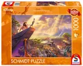 Produktbild: Puzzle 1000 PQ Der König der Löwen Disney T.Kinkade 109415