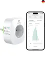 Produktbild: Smart WLAN Steckdose mit Strommessung , Stromzähler für Balkonkraftwerk Bidirekt