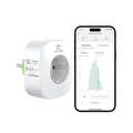 Produktbild: WLAN Steckdose Strommessung 16A Mini-PV Stromzähler Smart App Balkonkraftwerk