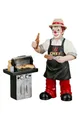 Produktbild: GILDE Clown Chefgriller aus Kunstharz, Grillgeschenk - Geschenk Deko Figur und Sammlerstück - Mehrfarbig, 15 cm hoch, 13 cm breit, 7 cm tief