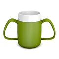 Produktbild: Ornamin 2-Henkel-Becher mit Trink-Trick 140 ml grün (Modell 815) / Spezial-Trinkhilfe, Tremor-Becher