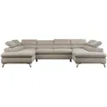 Produktbild: WOHNLANDSCHAFT PETER U Struktur Beige