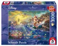 Produktbild: 4001504594794 Puzzle PQ 1000 Mała Syrenka (Disney) G3 Schmidt